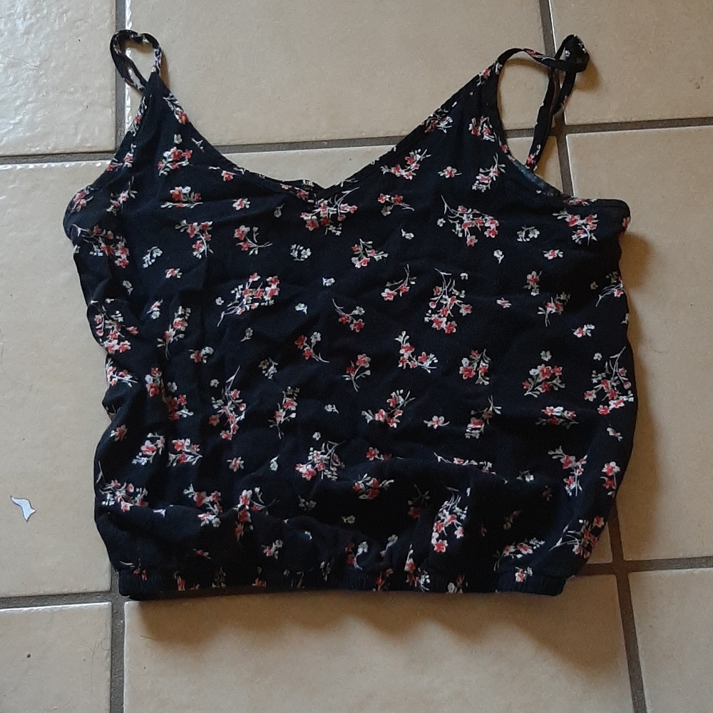A cropped tank top